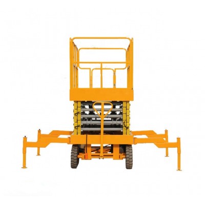 16m electric travel safe assured hydraulic mobile scissor lift platform