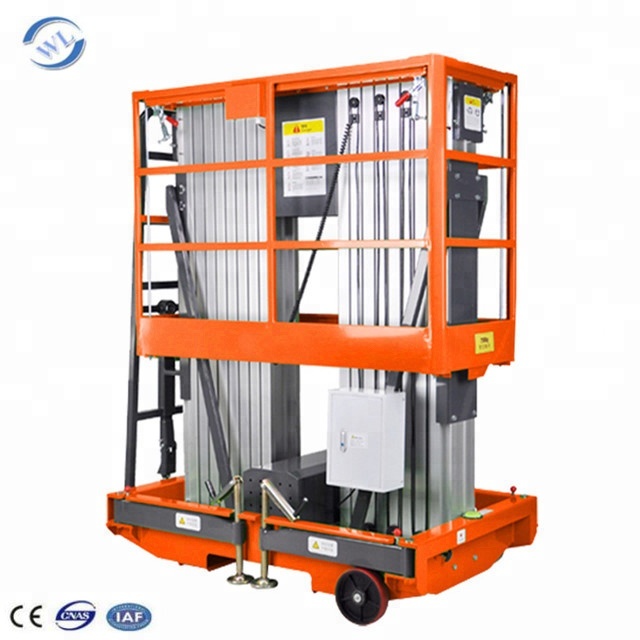 Aluminum alloy single person hydraulic lift