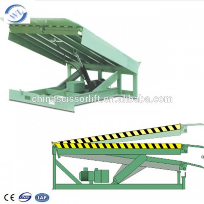 Hydraulic loading dock leveler fixed loading ramp