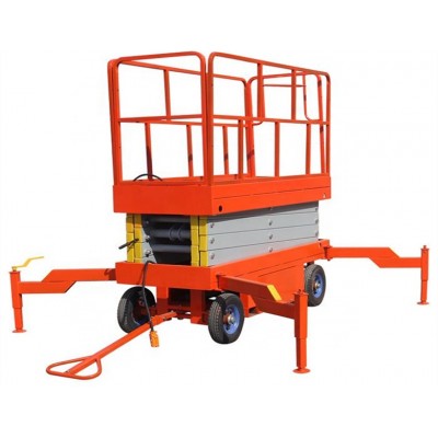 Best seller hydraulic scissor lift 10M mobile towable scissor lift