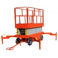 Best seller hydraulic scissor lift 10M mobile towable scissor lift